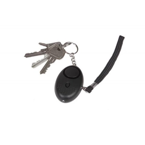 Alarm osobisty GUARD Scorpion z latarką LED, czarny, syrena 120dB (YC-003-BL)