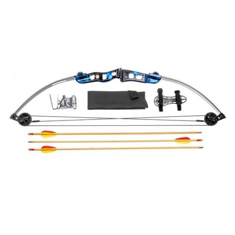 Łuk bloczkowy Poe Lang EK Firestar 25 lbs carbon blue