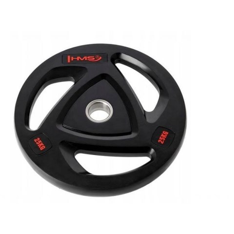 Talerz olimpijski ogumowany 25 kg HMS TOX25