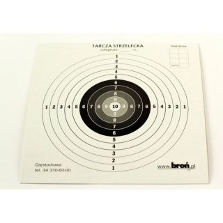 Tarcze papierowe 14x14 cm 100 szt.