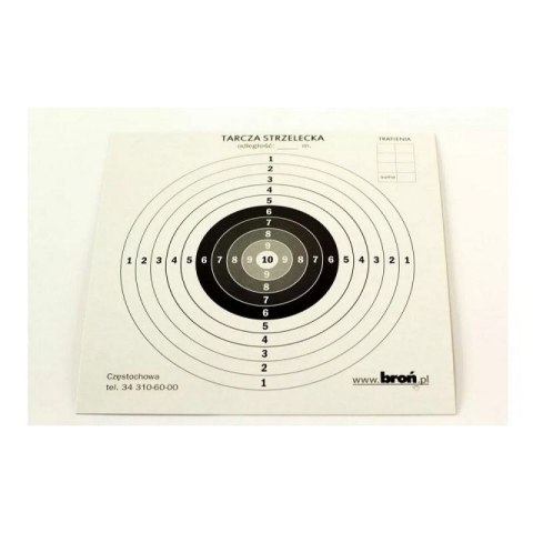 Tarcze papierowe 14x14 cm 100 szt.