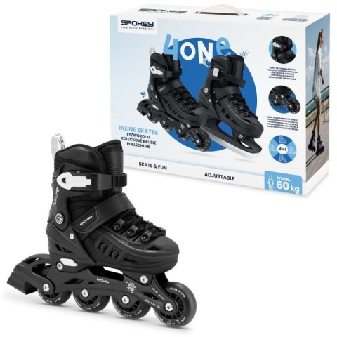 Łyżworolki Spokey 4W1 4One Jr SPK-944620 r. 29-33