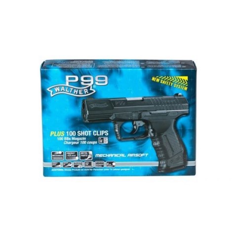 Pistolet ASG Walther P99 sprężynowy czarny