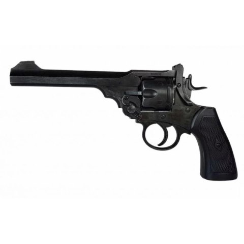Rewolwer WEBLEY MKVI .455 Police kal.4,5 mm Diabolo łuski 6-strzał. lufa 4" CO2 Black Ekp do17J