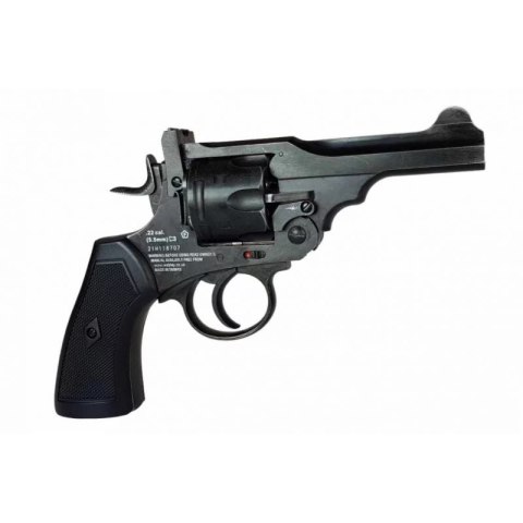 Rewolwer WEBLEY MKVI .455 Police kal.5,5 mm Diabolo łuski 6-strzał. lufa 4" CO2 Battlefield Ekp do17J