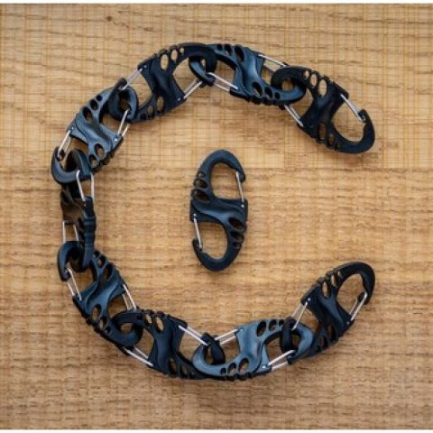 Zestaw karabińczyków Mil-Tec S-Hook - Czarny