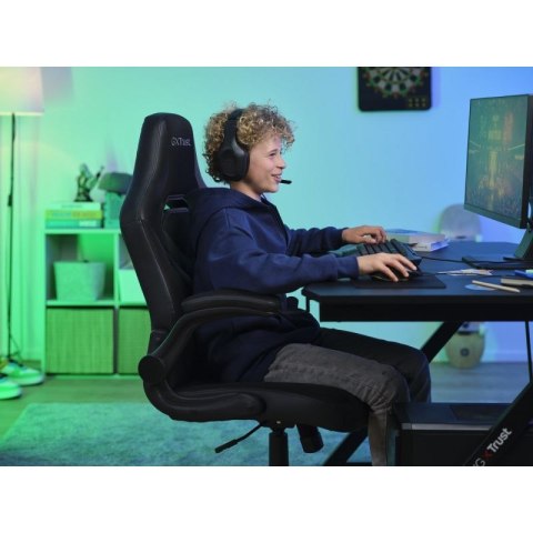 Fotel gamingowy TRUST GXT703 RIYE GAMING CHAIR BLACK (25128)