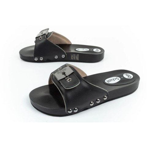 Klapki drewniaki Scholl x HFD Pescura W F304421004