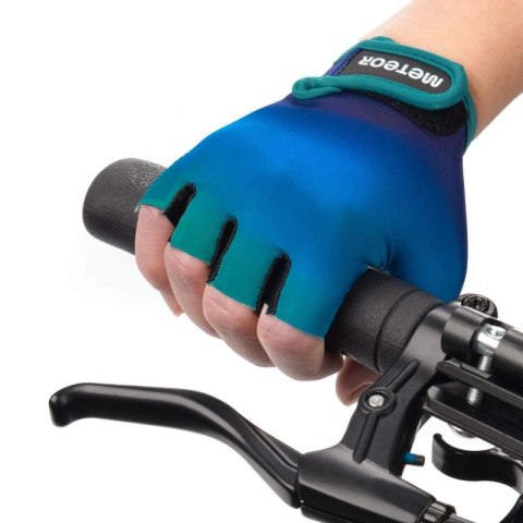 Rękawiczki rowerowe Meteor Kids Fluid Jr 17397 roz. M