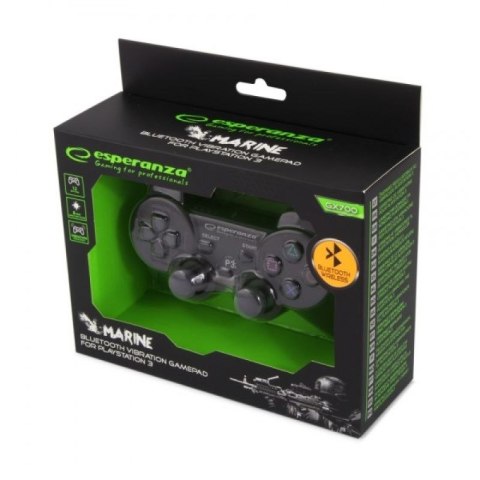 Gamepad bezprzewodowy Esperanza EGG109K (PS3; kolor czarny)