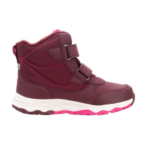 Buty zimowe Trollkids Kids Hafjell Winter Boots dla dziewczynki/chłopca wodoodporne fioletowe (264-419)