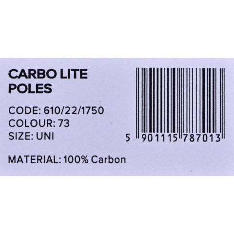 Kije Viking Carbo Lite Trekking czarno/limonkowe