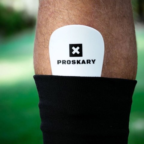 Nagolenniki piłkarskie Proskary Mini białe