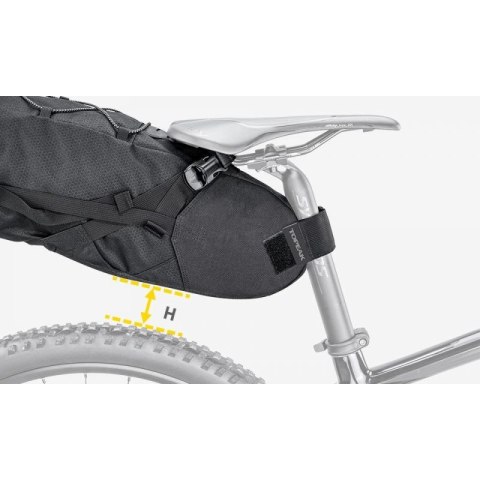 Torba rowerowa podsiodłowa TOPEAK BACKLOADER black (15 litrów)