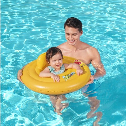 Koło dmuchane Bestway 32096 Swim Safe Wondersplash Round 3-Ring Baby Boat 92800497001