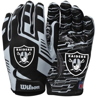 Wilson NFL Stretch Fit Receivers Gloves WTF9326LV Czarne One size