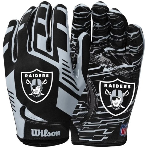Wilson NFL Stretch Fit Receivers Gloves WTF9326LV Czarne One size