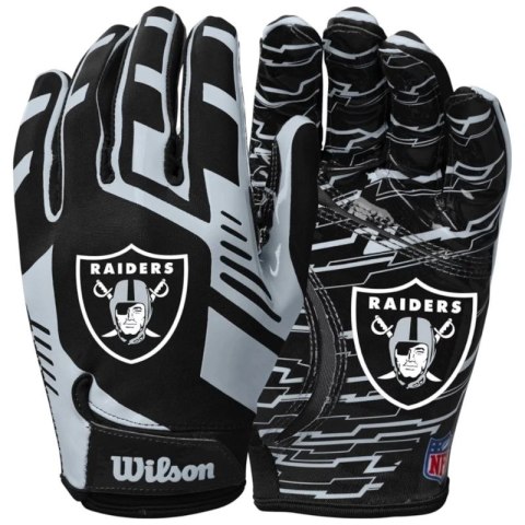 Wilson NFL Stretch Fit Receivers Gloves WTF9326LV Czarne One size