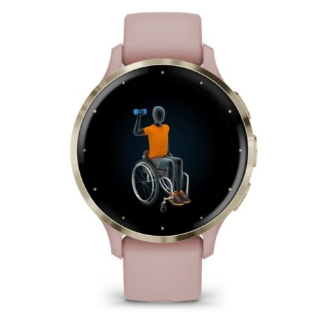 Zegarek Garmin Venu 3S 41mm Golden Rose