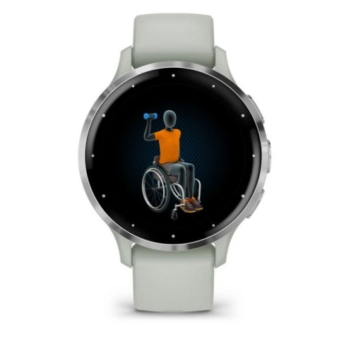 Zegarek Garmin Venu 3S 41mm Srebrny