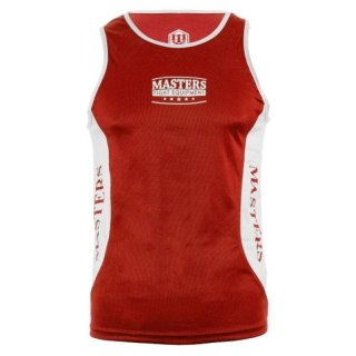Koszulka bokserska MASTERS KBOX-MFE czerwona XS