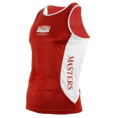 Koszulka bokserska MASTERS KBOX-MFE czerwona XS