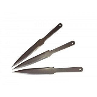 Noże do rzucania sportowego KAL22 LIDER 3szt srebrn