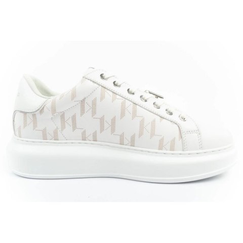 Karl Lagerfeld Kapri buty męskie sneakersy skóra naturalna białe