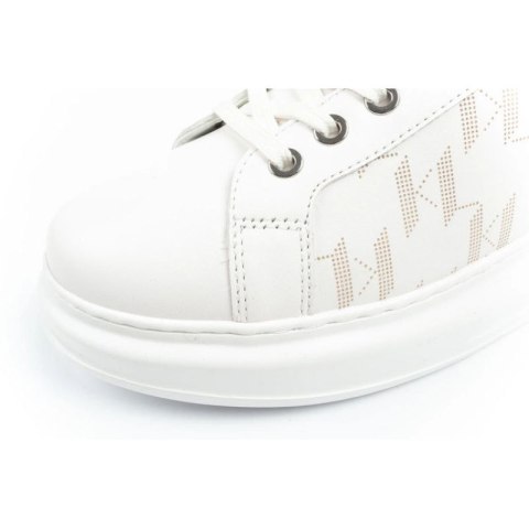 Karl Lagerfeld Kapri buty męskie sneakersy skóra naturalna białe