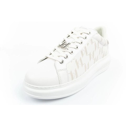 Karl Lagerfeld Kapri buty męskie sneakersy skóra naturalna białe