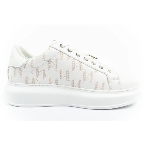 Karl Lagerfeld Kapri buty męskie sneakersy skóra naturalna białe