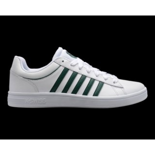 Męskie sneakersy K-Swiss COURT WINSTON WHITE/POSY GREEN-M (06154-942-M)