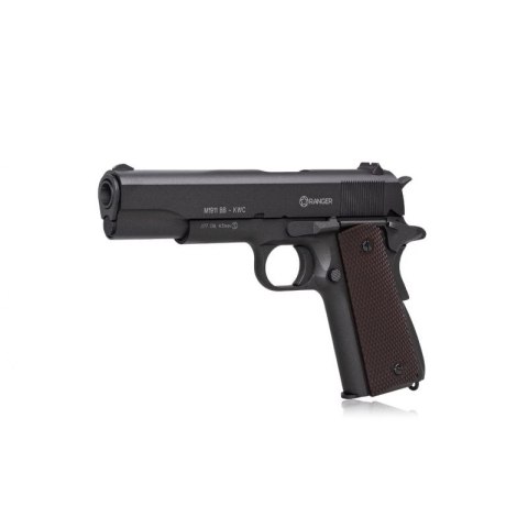 Wiatrówka pistolet RANGER M1911 BB KWC kal. 4,5 BBs BLOW BACK 17 strz. FULL METAL CO2 (AAKCMB760AZB)