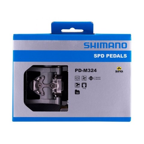 Shimano Pedały SPD PD-M324 Srebrne