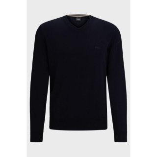 Sweter z dekoltem w serek BOSS Pacello-L BLU (50506042-404)