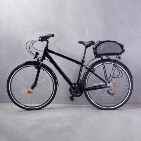 Wozinsky torba rowerowa na bagażnik z paskiem na ramię 13l czarna (WBB1BK)