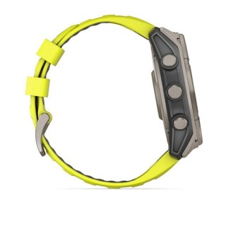 Zegarek Garmin Fenix 8 Solar Sapphire Titanium Amp Yellow/Graphite