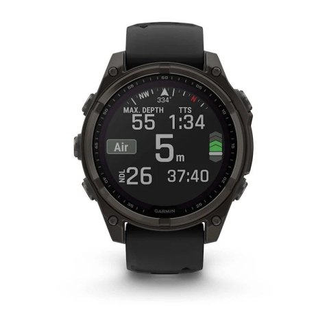 Zegarek Garmin Fenix 8 Solar Sapphire Titanium Carbon Grey