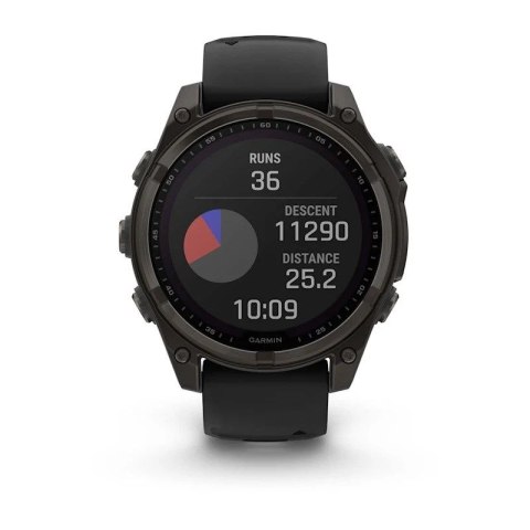 Zegarek Garmin Fenix 8 Solar Sapphire Titanium Carbon Grey