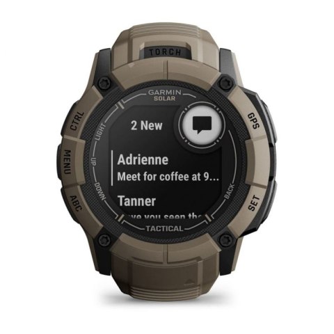 Zegarek Garmin Instinct 2X Solar - Tactical Edition Coyote Tan