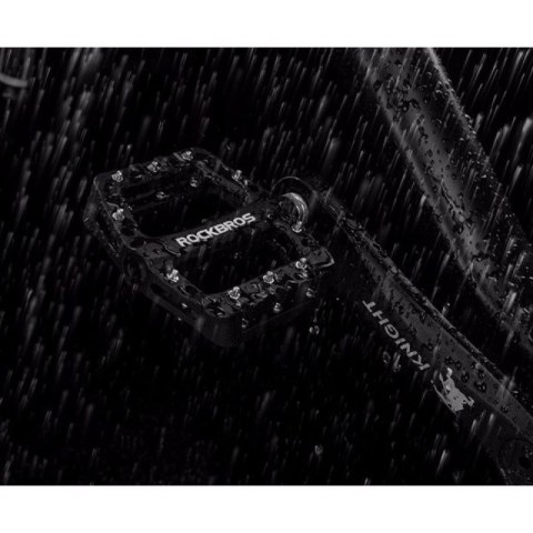 Zestaw pedałów rowerowych Rockbros 2017-12CBK z nylonu - czarny