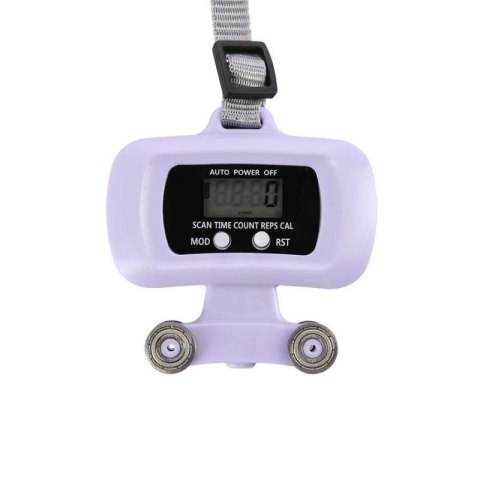 Hula hop HMS HHM14 z magnesami, obciążnikiem i licznikiem fioletowy