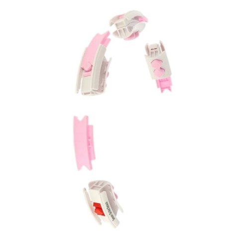 Hula hop HMS HHW06 z wypustkami, obciążnikiem i licznikiem różowy