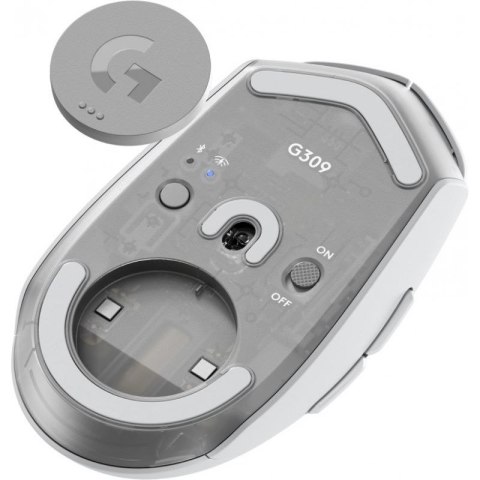 Logitech G G309 myszka Gaming Po prawej stronie RF Wireless + Bluetooth Optyczny 2560 DPI