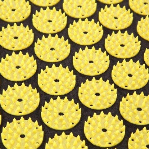 Mata do akupresury HMS AKM04 Premium czarna zestaw z poduszką