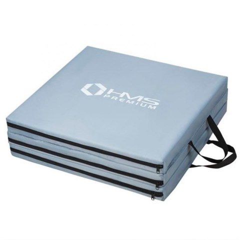 Materac gimnastyczny HMS MGS02 składany szary 1800x600x500mm