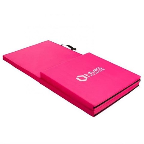 Materac gimnastyczny składany różowy 1800x600x500mm HMS MGS02