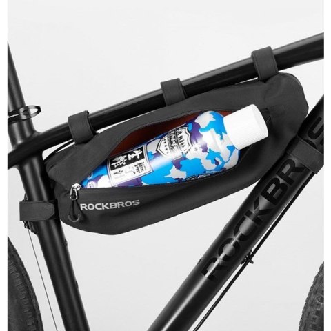 Sakwa rowerowa Rockbros AS-043 na rzepy 3l - czarna