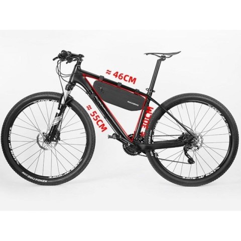 Sakwa rowerowa Rockbros AS-043 na rzepy 3l - czarna