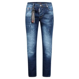 Spodnie Geographical Norway MOD 207 EO MEN 2614 niebieski męska (SW6365H/GNO-Blue)